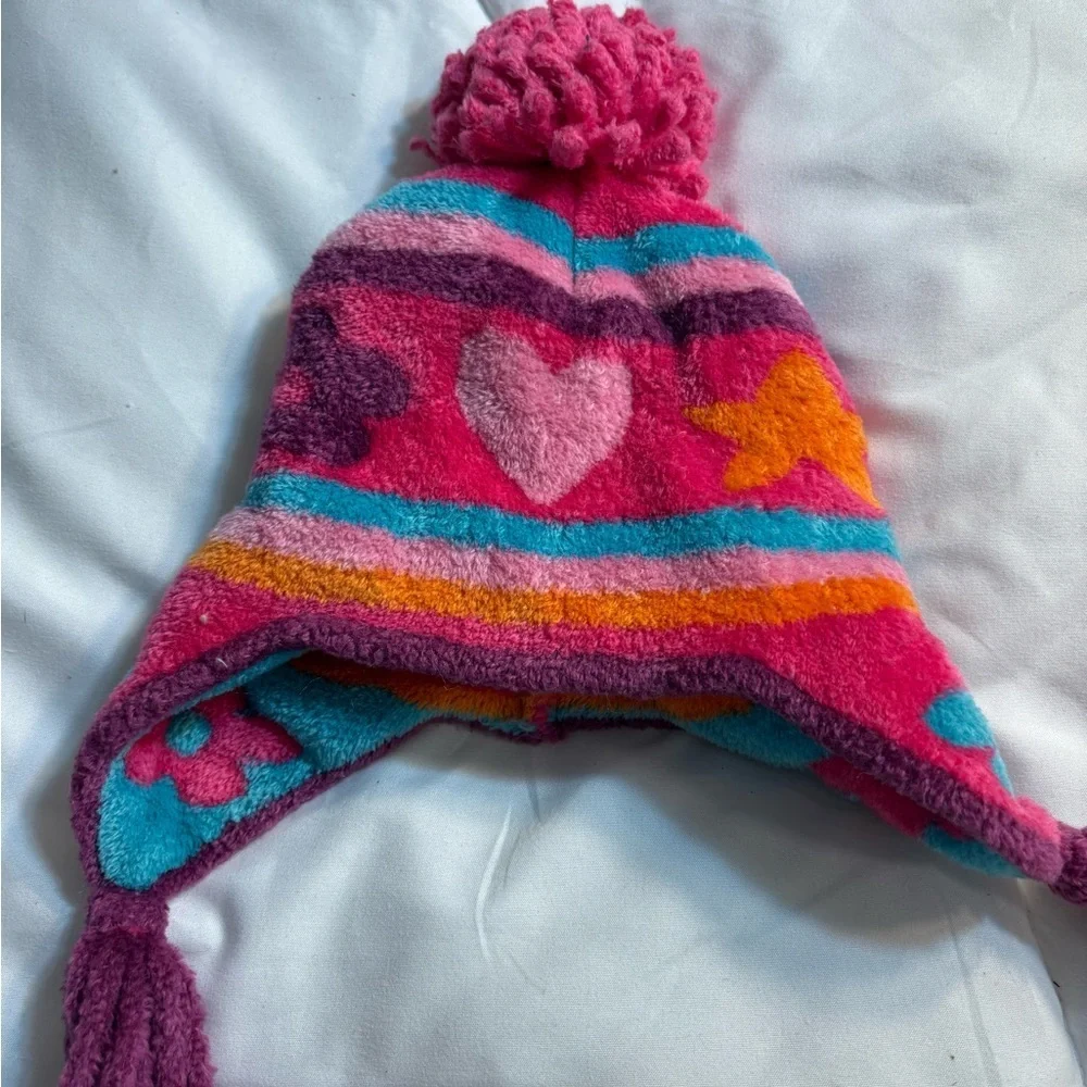 OshKosh B'gosh Pink and Purple Kids winter time Hat